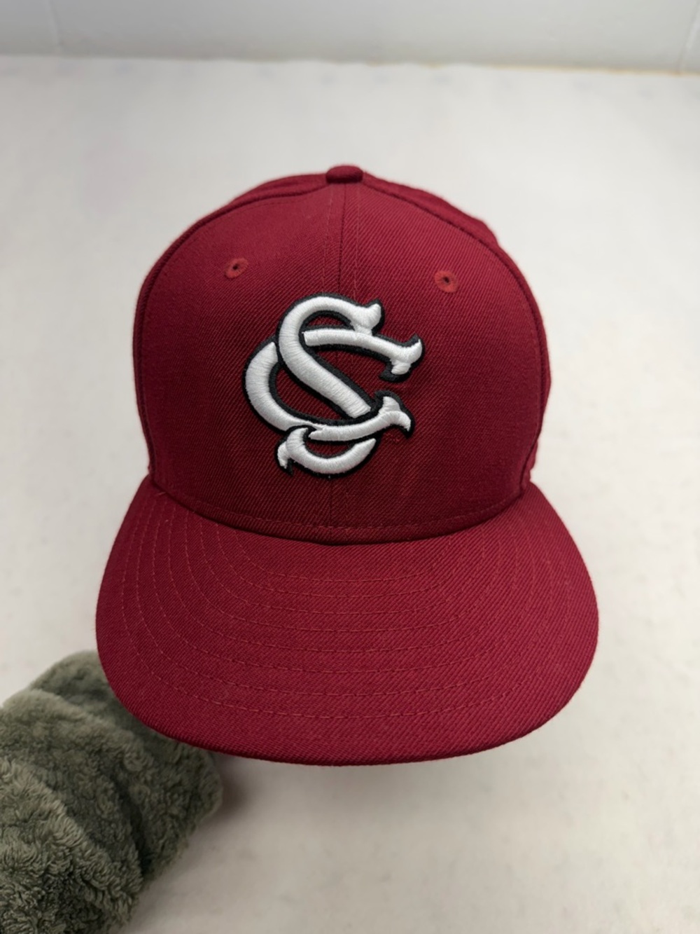 New Era USC Gamecocks University of South Carolina Wool Cap Hat Men’s Size 7 1/4 - Picture 5 of 13